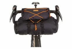 Sacoche De Guidon Restrap Bar Bag Holster Avec Sac Étanche / 14 + 3 L / Noir Orange