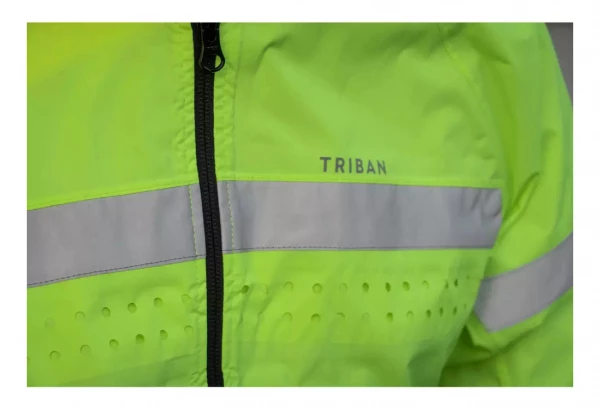 Veste Coupe-Pluie Triban RC120 Visible EN1150 8 Veste Coupe-Pluie Triban RC120 Visible EN1150 – Image 6