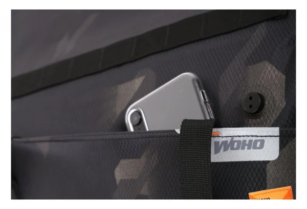 Sacoche De Cadre Woho XTouring Full Frame Bag Dry M 9L Noir Cyber-Camo Diamond 6 Sacoche De Cadre Woho XTouring Full Frame Bag Dry M 9L Noir Cyber-Camo Diamond – Image 4