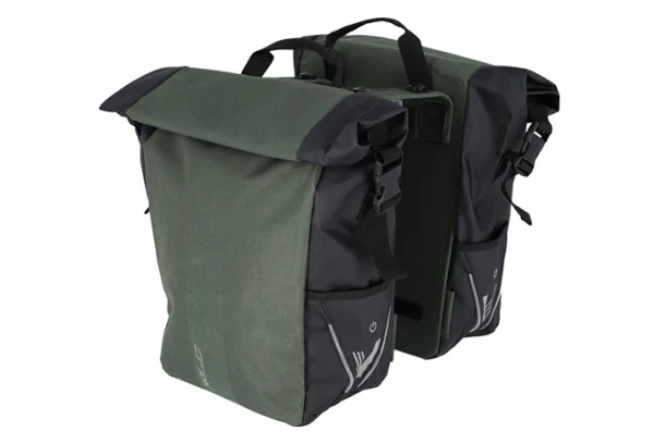 Paire De Sacoches De Porte-Bagages XLC BA-S107 MIK 28L Vert 3 Paire De Sacoches De Porte-Bagages XLC BA-S107 MIK 28L Vert
