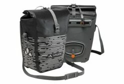Paire De Sacoches De Porte-Bagages Vaude Aqua Back Luminum II Noir