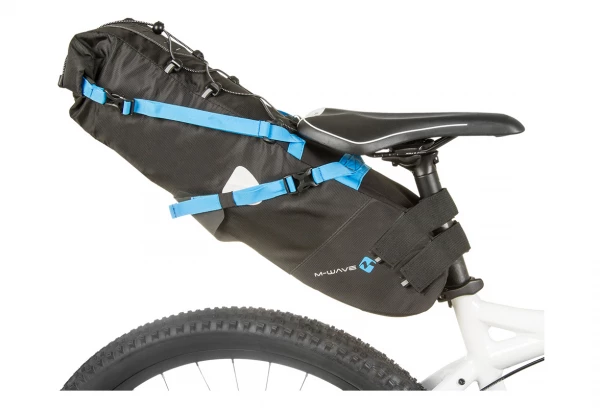 M-Wave Sacoche De Selle M Wave Rough Ride L 11L Noir / Bleu 4 M-Wave Sacoche De Selle M Wave Rough Ride L 11L Noir / Bleu – Image 2