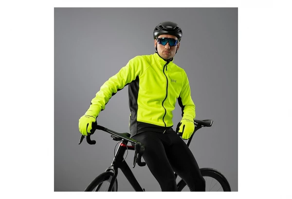 Veste Thermique GORE Wear C3 Gore-Tex InfiniumThermo Jaune Fluo Noir 5 Veste Thermique GORE Wear C3 Gore-Tex InfiniumThermo Jaune Fluo Noir – Image 3