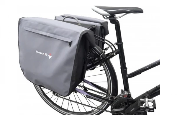 HAPO-G Paire De Sacoches Arrière 2x23 Litres Waterproof Noir / Gris 7 HAPO-G Paire De Sacoches Arrière 2x23 Litres Waterproof Noir / Gris – Image 5