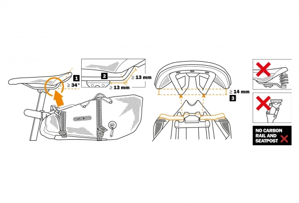 Sacoche De Selle Ortlieb Seat-Pack QR 13L Noir 12 Sacoche De Selle Ortlieb Seat-Pack QR 13L Noir – Image 10