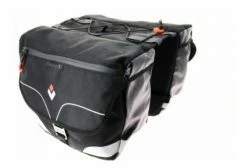 HAPO-G Paire De Sacoches Arrière 2x12 Litres Noir / Gris