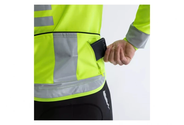 Veste Softshell Triban RC500 Jaune Fluo 5 Veste Softshell Triban RC500 Jaune Fluo – Image 3