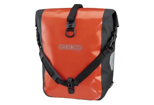 Paire De Sacoches De Porte-Bagages Ortlieb Sport-Roller Free 25L Rouge Rust Noir Bleu / Noir 4 Paire De Sacoches De Porte-Bagages Ortlieb Sport-Roller Free 25L Rouge Rust Noir Bleu / Noir – Image 2