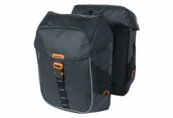 Sacoches De Porte-Bagage Basil Miles Tarpaulin 34L Noir / Orange