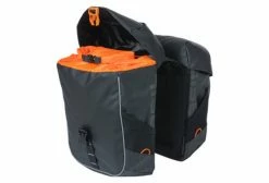 Sacoches De Porte-Bagage Basil Miles Tarpaulin 34L Noir / Orange -Equipement Vélo Gravel Soldes unnamed file 1734