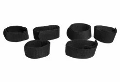 Attaches Velcro Miss Grape Velcro Internode (6 Pièces) Pour Sacoche De Cadre Miss Grape Internode Noir