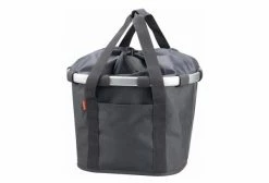 Sacoche De Guidon Klickfix Bikebasket Gris