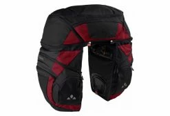 Sacoche De Porte-bagage Triple Vaude Karakorum Pro Noir/Carmine