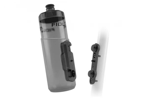 Bidon Fidlock Twist 600 Ml Fumé + Fixation Bike Base 3 Bidon Fidlock Twist 600 Ml Fumé + Fixation Bike Base