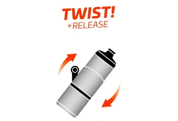 Bidon Fidlock Twist 600 Ml Fumé + Fixation Bike Base 5 Bidon Fidlock Twist 600 Ml Fumé + Fixation Bike Base – Image 3