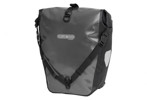 Paire De Sacoches De Porte-bagage Ortlieb Back-Roller Classic Quick-Lock2.1 40 L Gris Noir Gris / Noir 4 Paire De Sacoches De Porte-bagage Ortlieb Back-Roller Classic Quick-Lock2.1 40 L Gris Noir Gris / Noir – Image 2