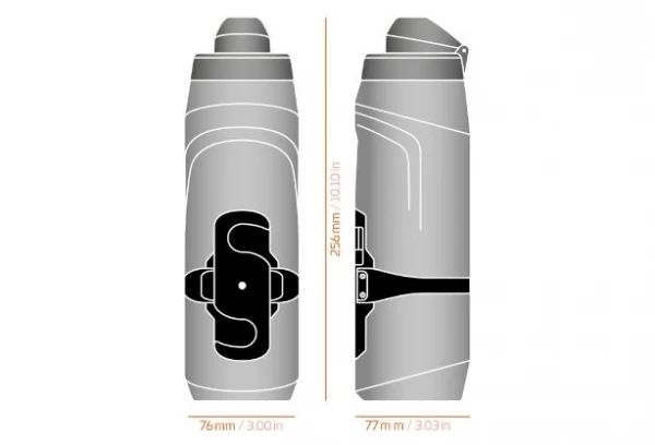 Bidon Fidlock Twist 800 Ml Fumé + Fixation Bike Base Noir / Translucide 5 Bidon Fidlock Twist 800 Ml Fumé + Fixation Bike Base Noir / Translucide – Image 3