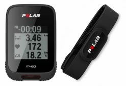 POLAR Compteur GPS M460 Noir Avec Ceinture Cardiaque H10