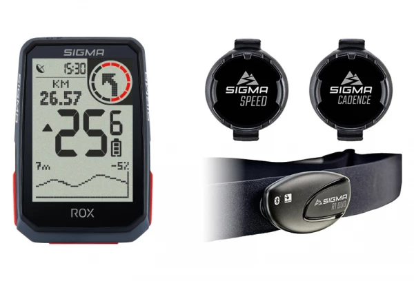 Compteur GPS Sigma ROX 4.0 Pack Cadence Vitesse Cardio Noir 3 Compteur GPS Sigma ROX 4.0 Pack Cadence Vitesse Cardio Noir