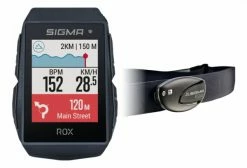 Compteur GPS Sigma ROX 11.1 Evo HR Set Noir