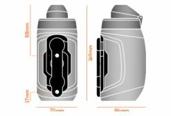 Bidon Fidlock Twist Simple 450 Ml + Connecteur De Bouteille Noir -Equipement Vélo Gravel Soldes unnamed file 3206
