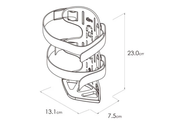 Support De Sacoches Dom Gorilla Cage II Noir 6 Support De Sacoches Dom Gorilla Cage II Noir – Image 4