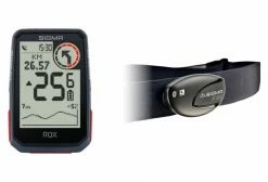 Compteur GPS Sigma ROX 4.0 Pack Cardio Noir