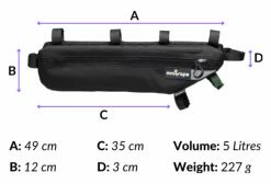 Sacoche De Cadre Miss Grape Internode 5 Adventure WP Noir 7 Sacoche De Cadre Miss Grape Internode 5 Adventure WP Noir -Equipement Vélo Gravel Soldes unnamed file 329