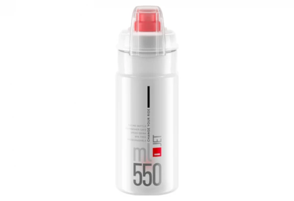 Bidon Elite Jet Plus 550 Ml Blanc Blanc / Translucide 3 Bidon Elite Jet Plus 550 Ml Blanc Blanc / Translucide