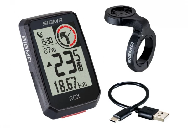 Compteur GPS Sigma ROX 2.0 Set Noir 3 Compteur GPS Sigma ROX 2.0 Set Noir
