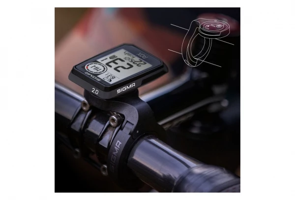 Compteur GPS Sigma ROX 2.0 Set Noir 5 Compteur GPS Sigma ROX 2.0 Set Noir – Image 3