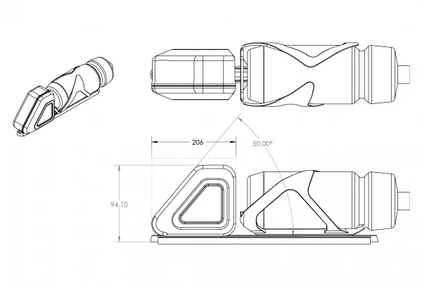 Porte-Bidon Multifonction Lyne Entrée Latérale (Côté Droit) + Sacoche De Rangement Noir 7 Porte-Bidon Multifonction Lyne Entrée Latérale (Côté Droit) + Sacoche De Rangement Noir – Image 5