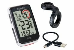 Compteur GPS Sigma ROX 2.0 Set Blanc