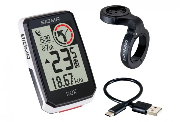 Compteur GPS Sigma ROX 2.0 Set Blanc 3 Compteur GPS Sigma ROX 2.0 Set Blanc