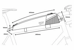 Sacoche De Cadre Restrap Race Top Tube Bag Long 2 L Noir -Equipement Vélo Gravel Soldes unnamed file 36