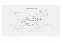 Sacoche De Cadre Restrap Race Frame Bag 4L -Equipement Vélo Gravel Soldes unnamed file 375
