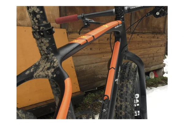 Kit Protection De Cadre ALL MOUNTAIN STYLE Honey Comb XL 10 Pcs - Orange Jaune 6 Kit Protection De Cadre ALL MOUNTAIN STYLE Honey Comb XL 10 Pcs - Orange Jaune – Image 4