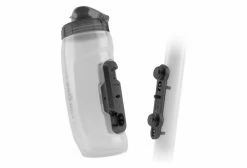 Kit Porte-Bidon + Bidon Fidlock Twist 590 Ml Transparent Noir