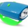 Éclairage Avant / Klaxon Hornit Nano Bleu / Vert -Equipement Vélo Gravel Soldes unnamed file 4231