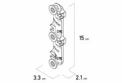 Support De Sacoches Dom Gorilla Clip Noir -Equipement Vélo Gravel Soldes unnamed file 4306