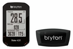 BRYTON Compteur GPS Rider 420H + Ceinture Cardio