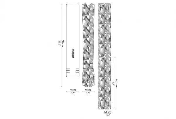 Kit De Protection Cadre Dyedbro Frame Geometric Gris 9 Kit De Protection Cadre Dyedbro Frame Geometric Gris – Image 7