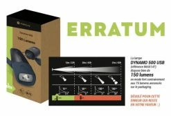 Lampe Torche Dynamo 500 Forclaz - 150 Lumens -Equipement Vélo Gravel Soldes unnamed file 4643