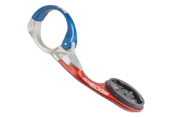 Support K-Edge Garmin Race 31.8mm Rouge / Bleu / Gris 3 Support K-Edge Garmin Race 31.8mm Rouge / Bleu / Gris