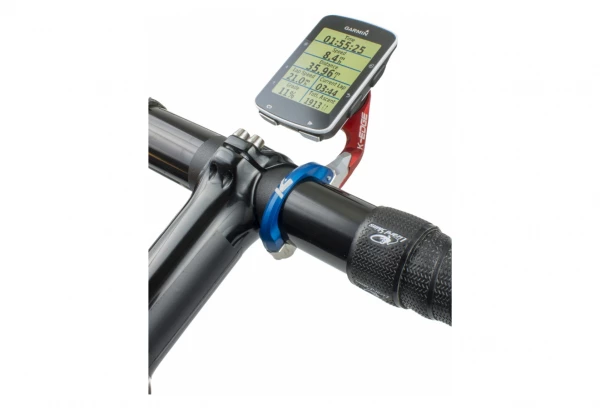 Support K-Edge Garmin Race 31.8mm Rouge / Bleu / Gris 4 Support K-Edge Garmin Race 31.8mm Rouge / Bleu / Gris – Image 2