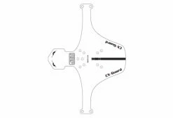 Garde-boue Gravel/Cyclocross RRP CX-Guard Blanc