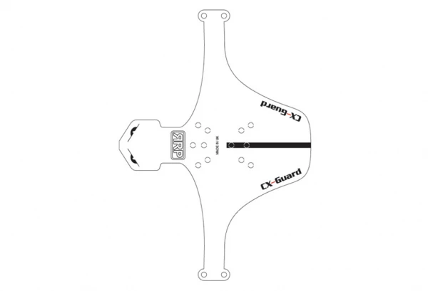 Garde-boue Gravel/Cyclocross RRP CX-Guard Blanc 2 Garde-boue Gravel/Cyclocross RRP CX-Guard Blanc