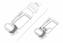 Porte Bidon Birzman + Attache Velcro Noir -Equipement Vélo Gravel Soldes unnamed file 4787