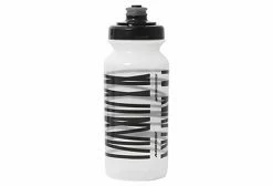 Bidon Massi Black Lines Transparent 500ml Blanc Noir / Translucide