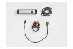 Paire D'Éclairages Bontrager Glo/Ember Comp RS Argent -Equipement Vélo Gravel Soldes unnamed file 4996